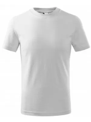 Tricou pentru copii MALFINI CLASSIC 100 ALB