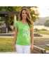 Tricou pentru femei ALTISPORT ALW034122 MĂR VERDE