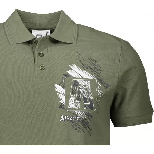  Tricou pentru bărbați ALTISPORT ALM032203 KAKI 