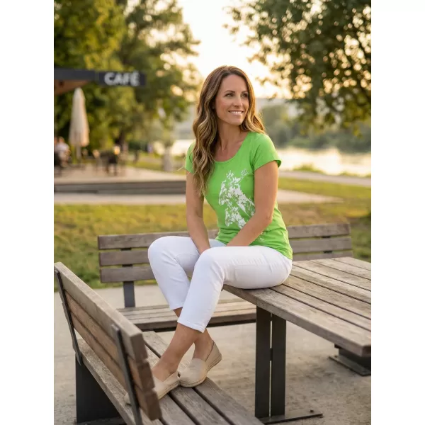  Tricou pentru femei ALTISPORT ALW034122 MĂR VERDE 