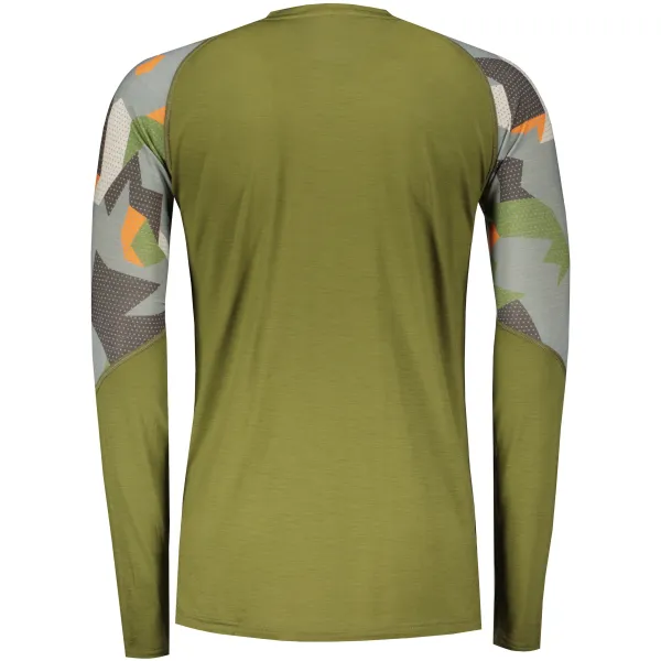  Cămașă termică pentru bărbați SENSOR MERINO IMPRESS 19200021 SAFARI/CAMO 