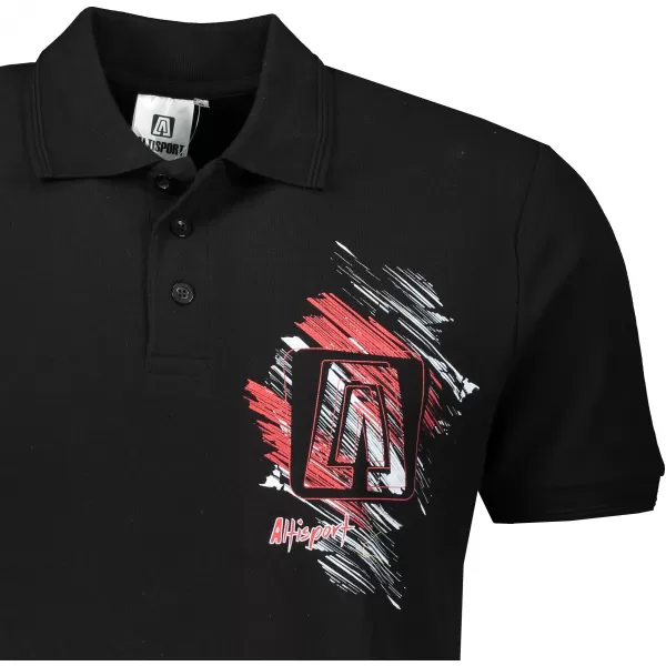  Tricou pentru bărbați ALTISPORT ALM032203 NEGRU 