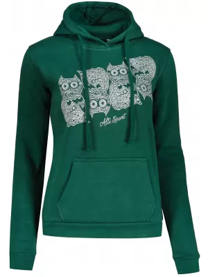 Hanorac de dama ALTISPORT ALW005JN795 VERDE INCHIS