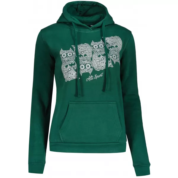  Hanorac de dama ALTISPORT ALW005JN795 VERDE INCHIS 