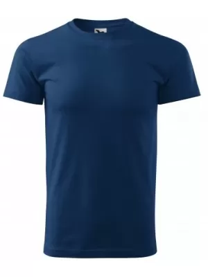 Tricou pentru bărbați MALFINI BASIC 129 ALBASTRU MIEZUL NOPȚII