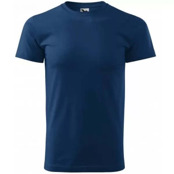  Tricou pentru bărbați MALFINI BASIC 129 ALBASTRU MIEZUL NOPȚII 