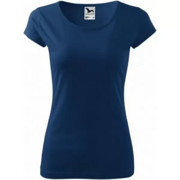  Tricou pentru femei MALFINI PURE 122 ALBASTRU MIEZUL NOPȚII 