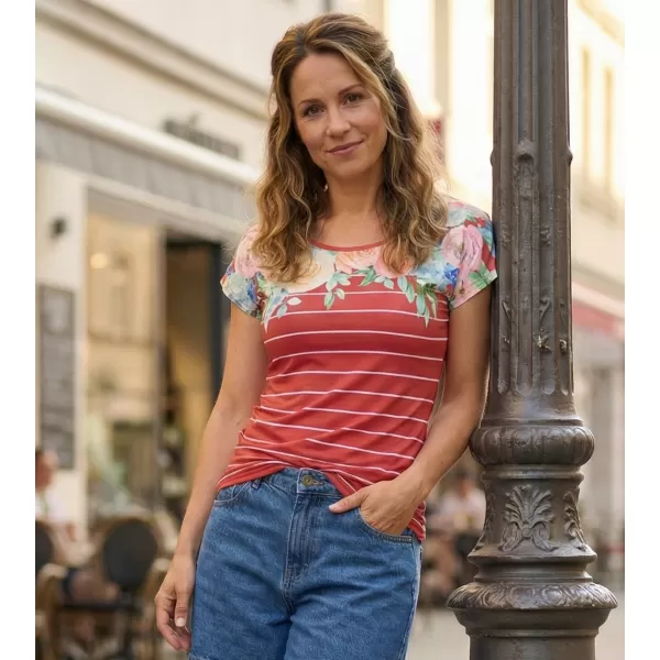  Tricou pentru femei KIXMI LOREN ROȘU 
