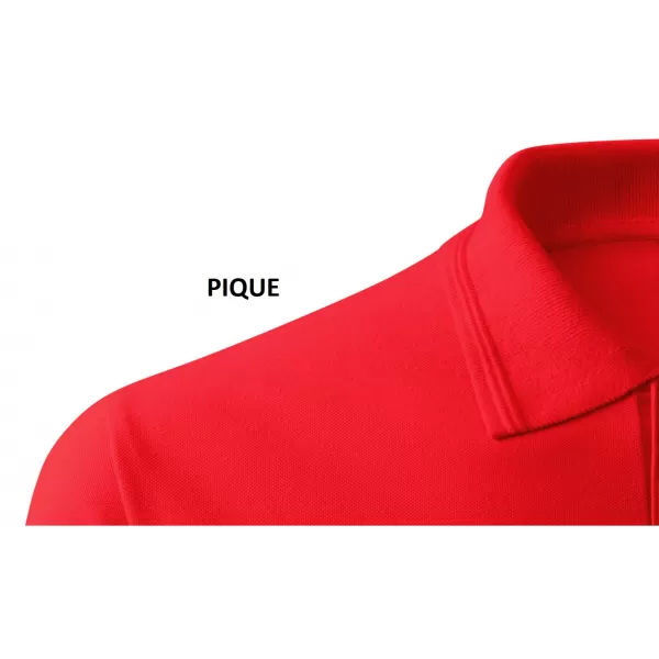  Tricou pentru bărbați cu guler ALTISPORT ALM013203 ROȘU 