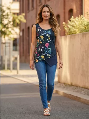 Maieu de damă KIXMI LAURA ALBASTRU INCHIS