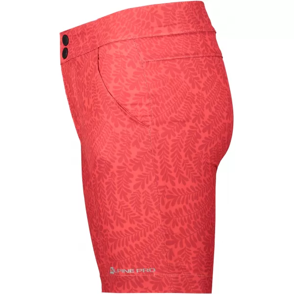  Pantaloni scurţi ALPINE PRO DENIELO KPAT211 ROŞU 