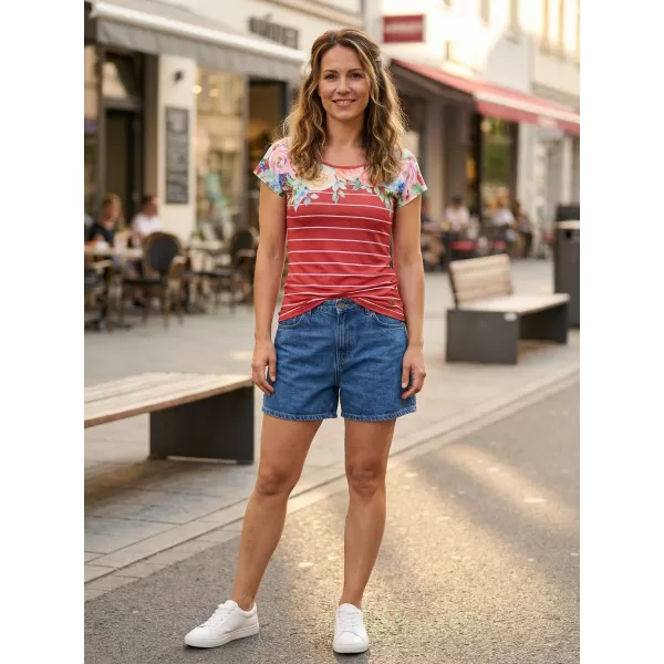  Tricou pentru femei KIXMI LOREN ROȘU 