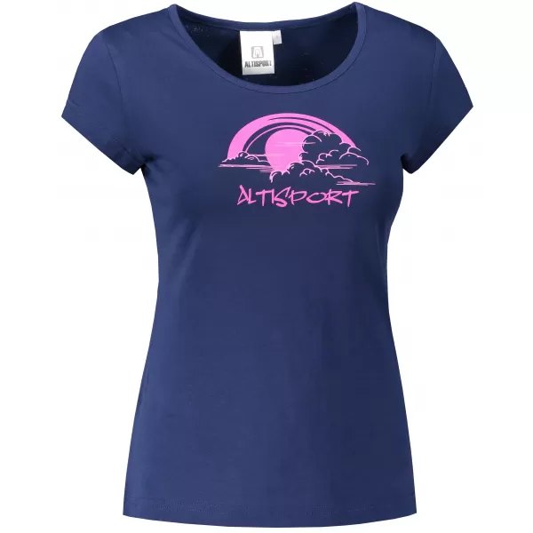  Tricou pentru femei ALTISPORT ALW044122 ALBASTRU MIEZUL NOPȚII 