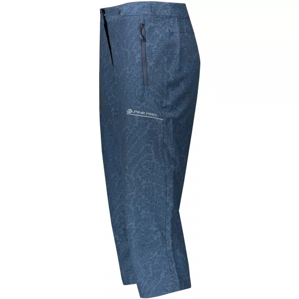  Pantaloni 3/4 pentru femei ALPINE PRO HYDA 2 LPAT385 ALBASTRU 