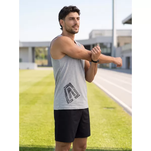  Maieu pentru bărbați ALTISPORT ALM013142 EVIDENȚIERI GRI ÎNCHIS 