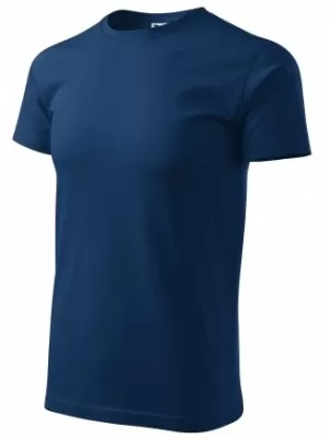 Tricou pentru bărbați MALFINI BASIC 129 ALBASTRU MIEZUL NOPȚII