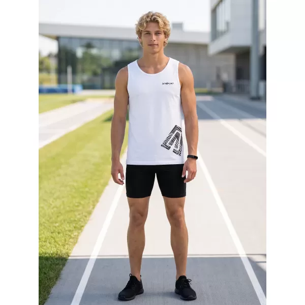  Maieu pentru bărbați ALTISPORT ALM013142 ALB 