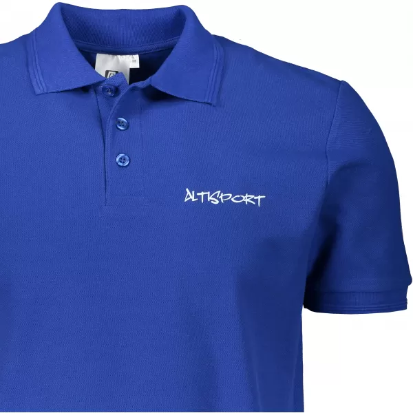  Tricou pentru bărbați cu guler ALTISPORT ALM013203 ALBASTRU REGAL 