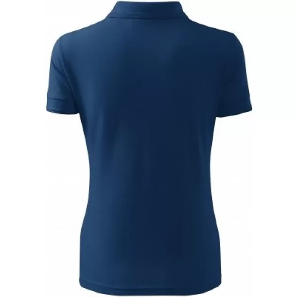  Tricou de damă cu guler MALFINI PIQUE POLO 210 ALBASTRU MIEZUL NOPȚII 