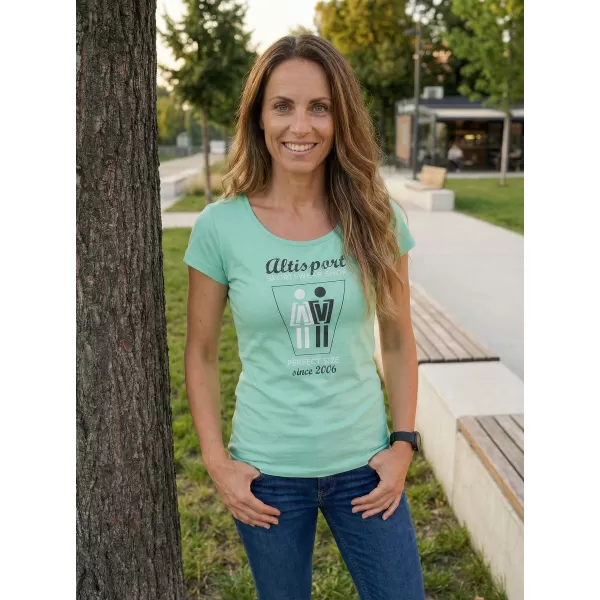  Tricou pentru femei ALTISPORT ALW049122 MENTĂ 