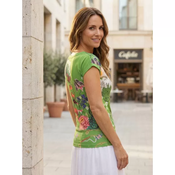  Tricou pentru femei KIXMI LAILA VERDE 