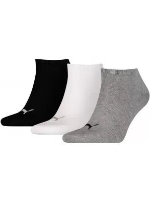 Șosete PUMA SNEAKER PLAIN 3P GRI
