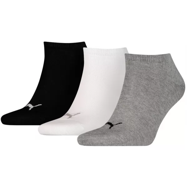  Șosete PUMA SNEAKER PLAIN 3P GRI 