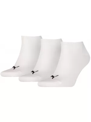 Șosete PUMA SNEAKER PLAIN 3P ALB