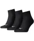 Șosete PUMA QUARTER PLAIN 3P NEGRU
