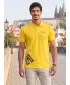 Tricou pentru bărbați cu guler ALTISPORT ALM013203 GALBEN