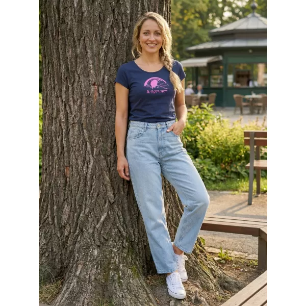  Tricou pentru femei ALTISPORT ALW044122 ALBASTRU MIEZUL NOPȚII 