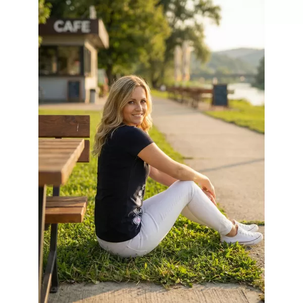  Tricou pentru femei ALTISPORT ALW055122 ALBASTRU MARIN 