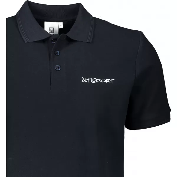  Tricou pentru bărbați cu guler ALTISPORT ALM013203 ALBASTRU MARIN 