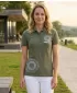 Tricou de damă cu guler ALTISPORT ALW024210 KAKI