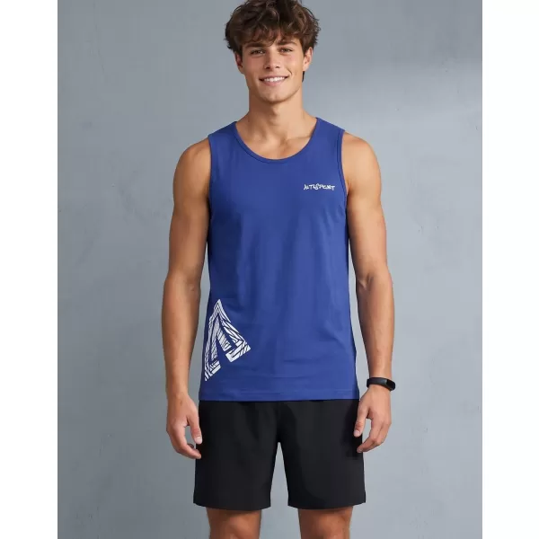  Maiou bărbătesc ALTISPORT ALM013142 ALBASTRU REGAL 