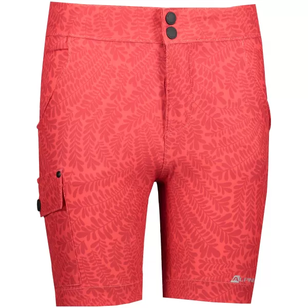  Pantaloni scurţi ALPINE PRO DENIELO KPAT211 ROŞU 