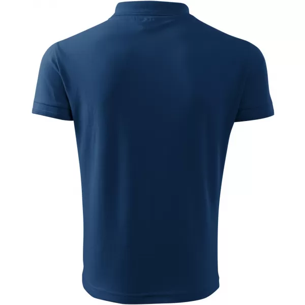  Tricou pentru bărbați cu guler MALFINI PIQUE POLO 203 ALBASTRU MIEZUL NOPȚII 
