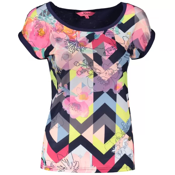  Tricou pentru femei KIXMI LISEA ALBASTRU INCHIS 