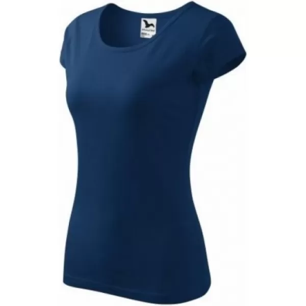  Tricou pentru femei MALFINI PURE 122 ALBASTRU MIEZUL NOPȚII 
