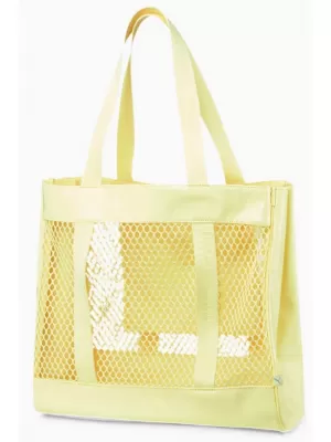 Geanta de dama PUMA CORE NET SHOPPER PARĂ GALBENĂ