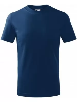 Tricou pentru copii MALFINI BASIC 138 ALBASTRU MIEZUL NOPȚII
