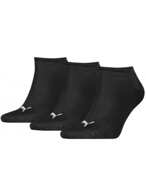 Șosete PUMA SNEAKER PLAIN 3P NEGRU