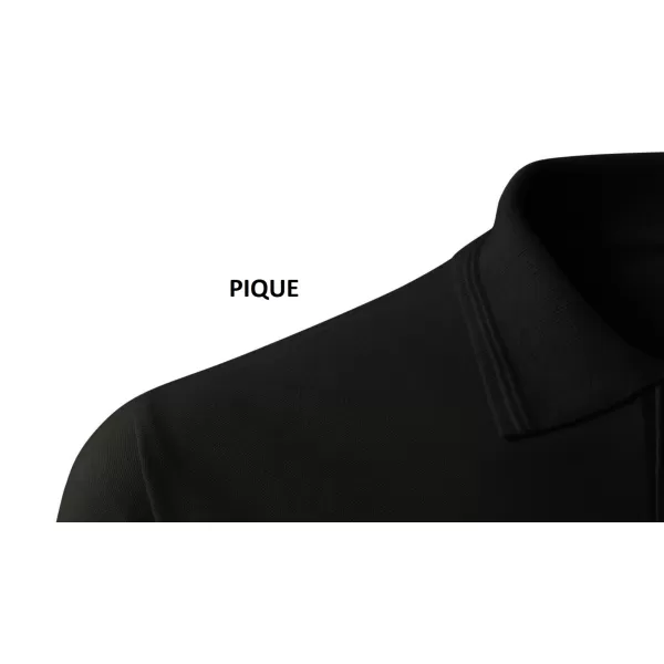  Tricou pentru bărbați cu guler ALTISPORT ALM013203 NEGRU SI AURIU 