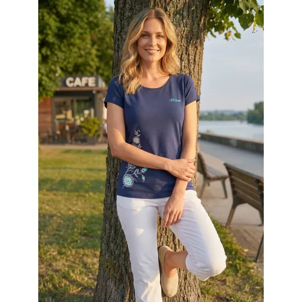  Tricou pentru femei ALTISPORT ALW055122 ALBASTRU MIEZUL NOPȚII 