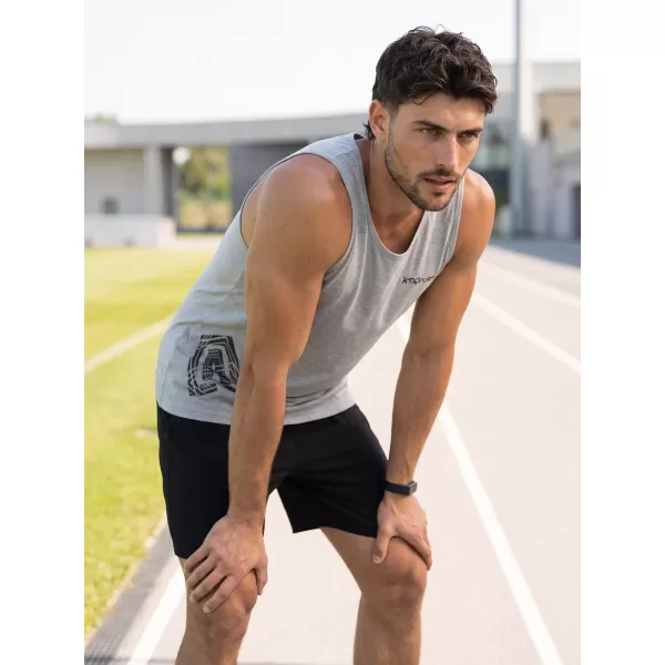  Maieu pentru bărbați ALTISPORT ALM013142 EVIDENȚIERI GRI ÎNCHIS 