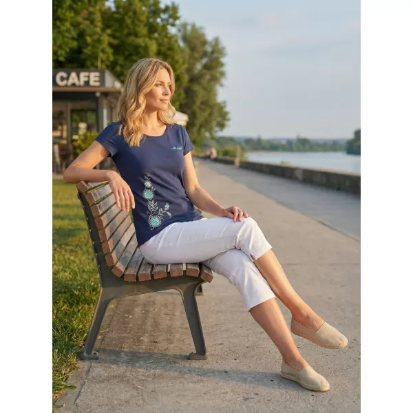  Tricou pentru femei ALTISPORT ALW055122 ALBASTRU MIEZUL NOPȚII 