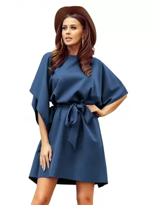 Rochie pentru femei NOMOCO Sofia A287-7 Albastru NOMOCO1