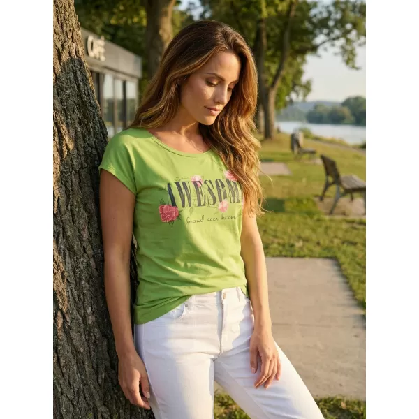  Tricou pentru femei KIXMI LEA VERDE 