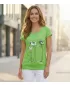 Dámské triko ALTISPORT CARRYOVER ALW043120 APPLE GREEN