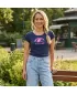 Tricou pentru femei ALTISPORT ALW044122 ALBASTRU MIEZUL NOPȚII